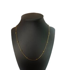 Elegant Gold Beaded Necklace